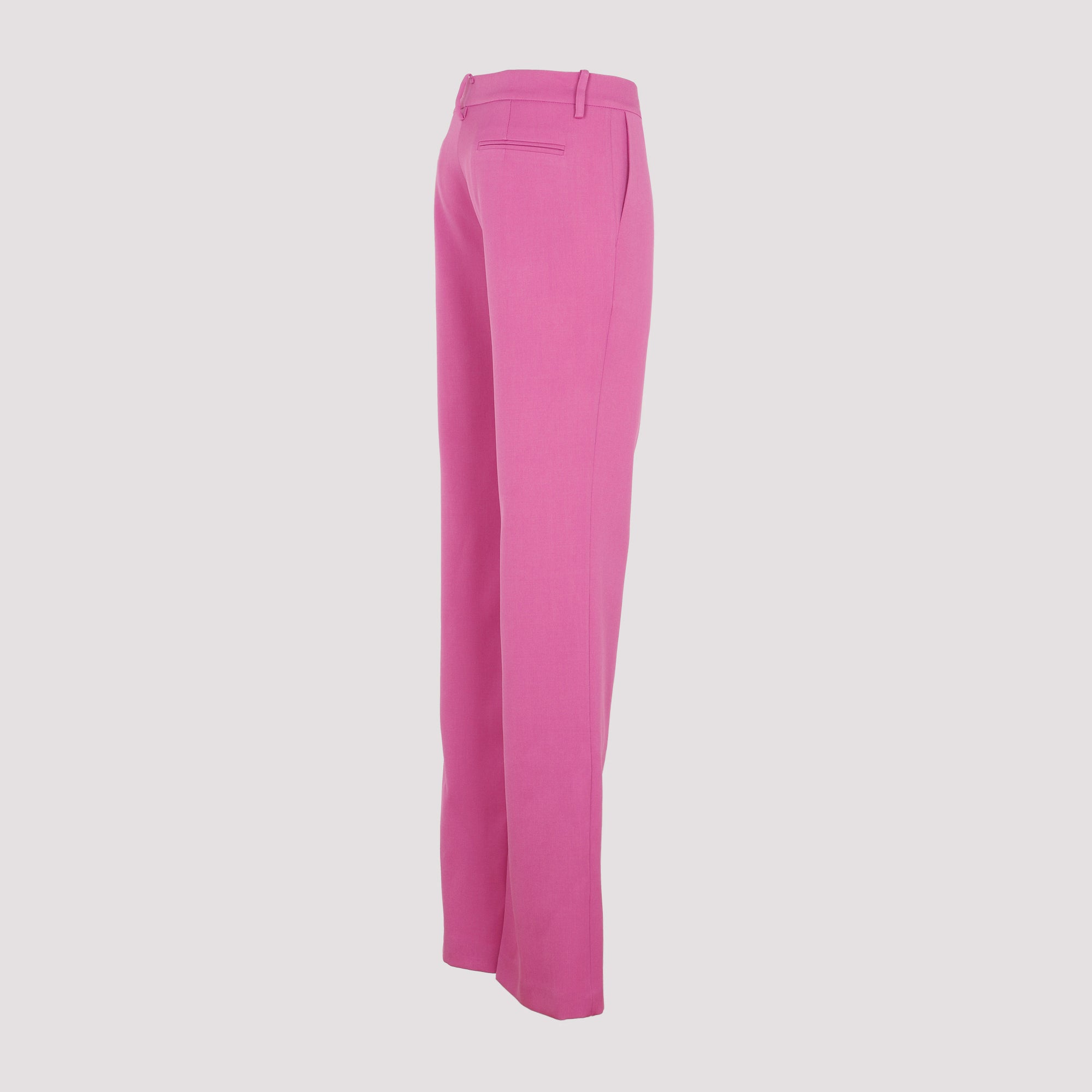 MAGDA BUTRYM Elegant Flared Leg Wool Pants for Women