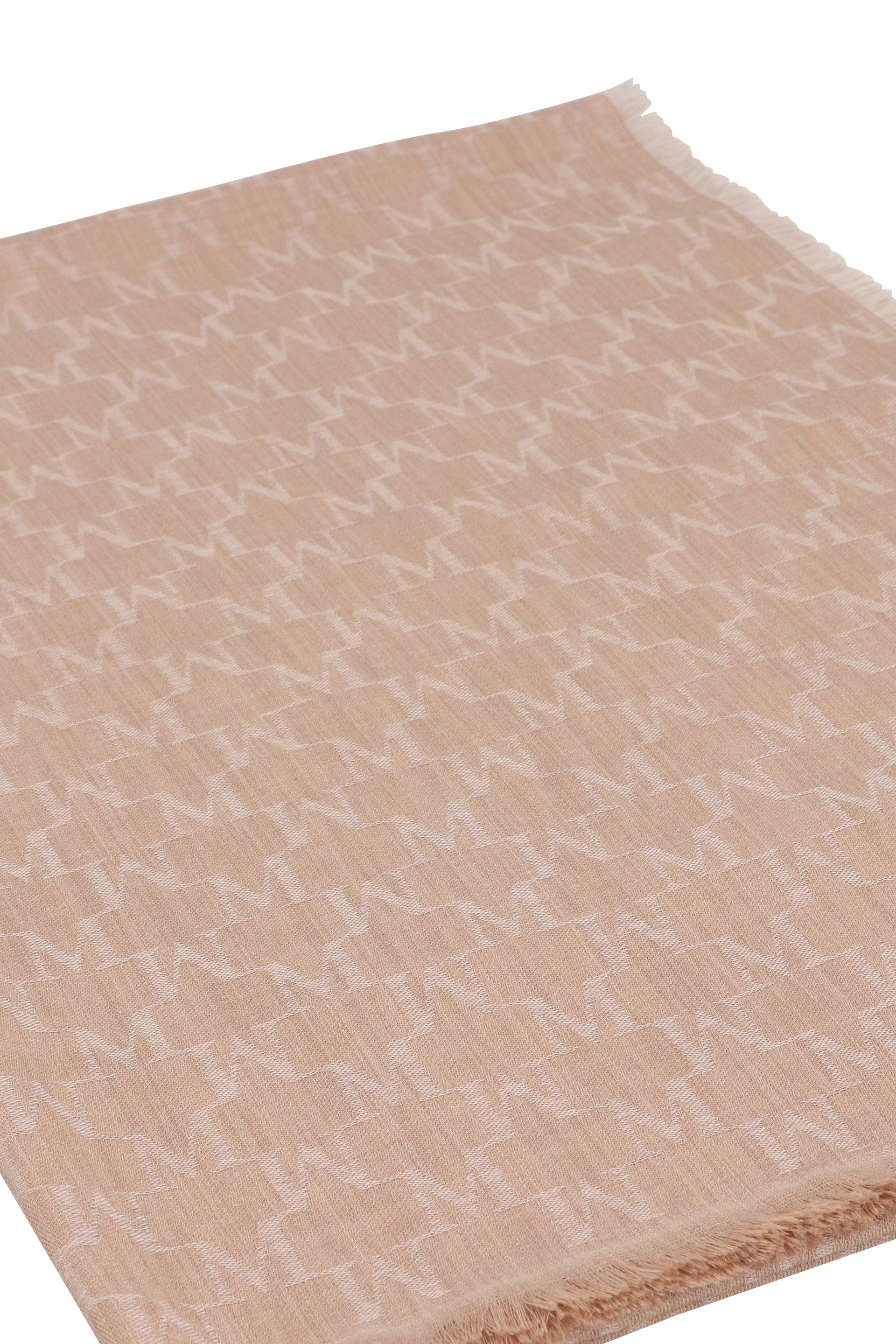 MAX MARA Frayed Hem Virgin Wool Stole - 70x209 CM