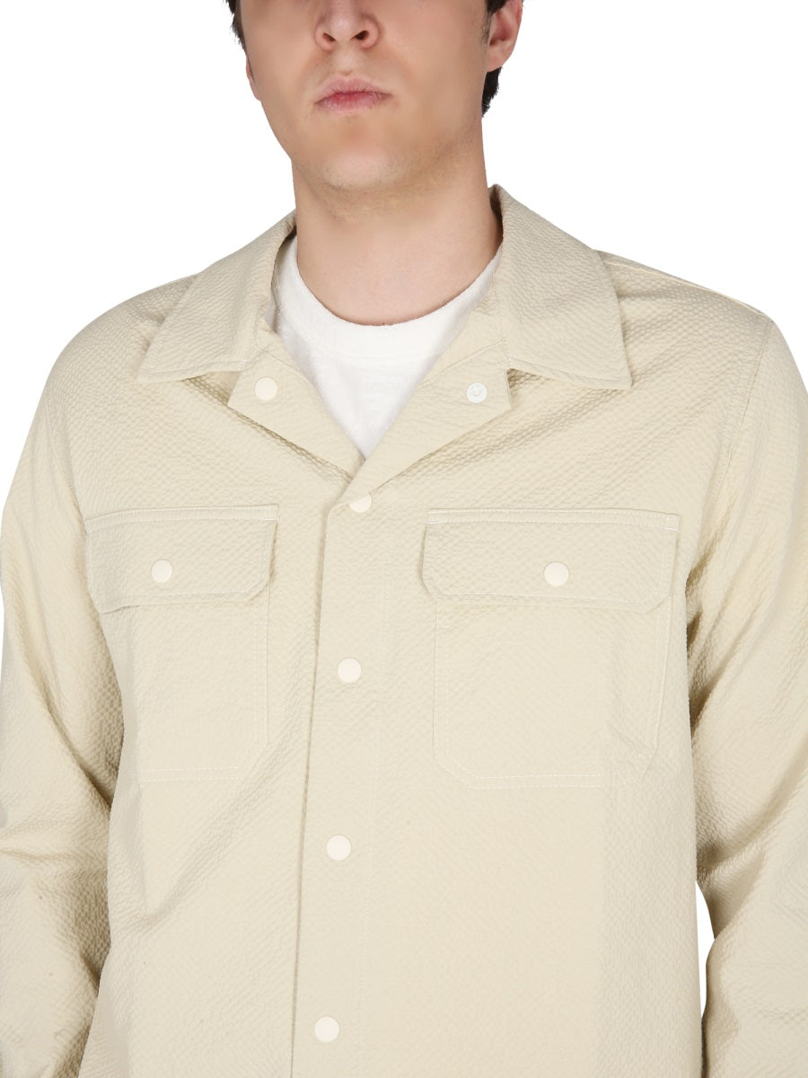 HOWLIN Men's Cotton Bowling Neck Shirt