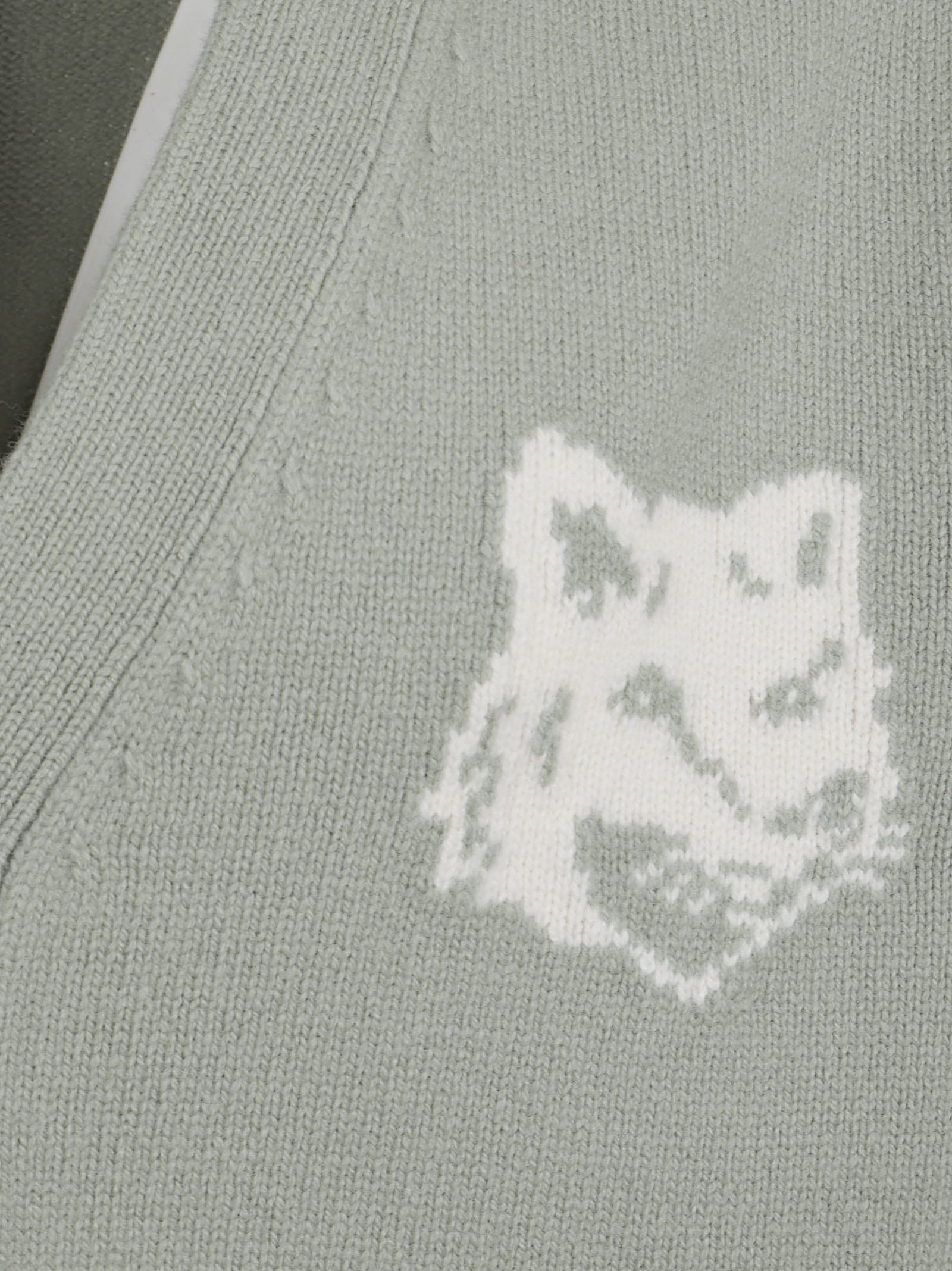 MAISON KITSUNE Luxurious Extrafine Merino Wool Sweater - Men's