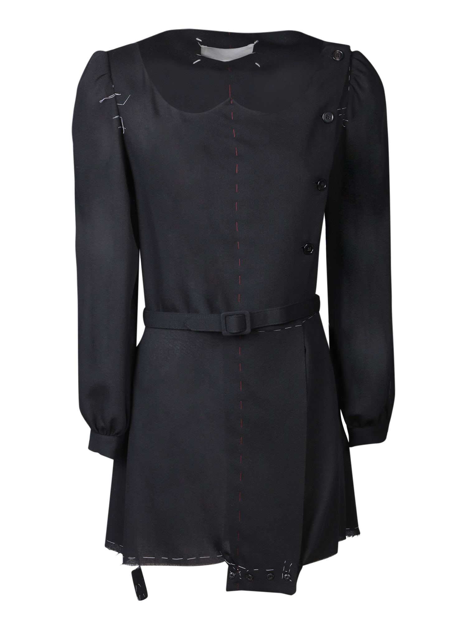 MAISON MARGIELA Tailored Wool Dress for Women - Perfect for Fall Winter
