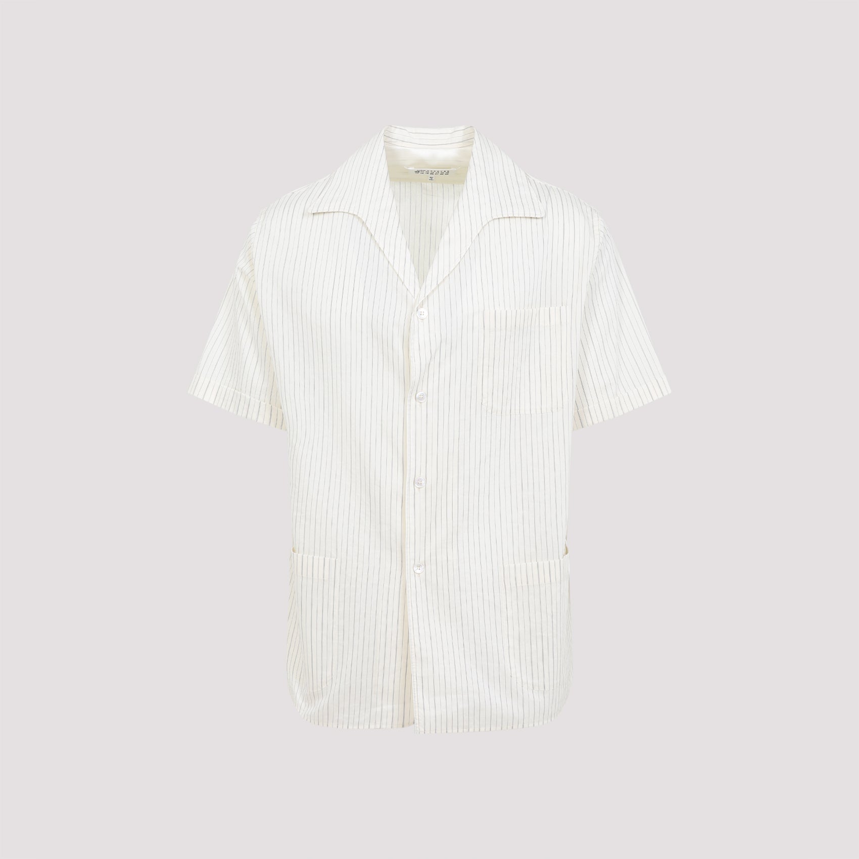 MAISON MARGIELA Luxury Cotton-Silk Blend Shirt for Men