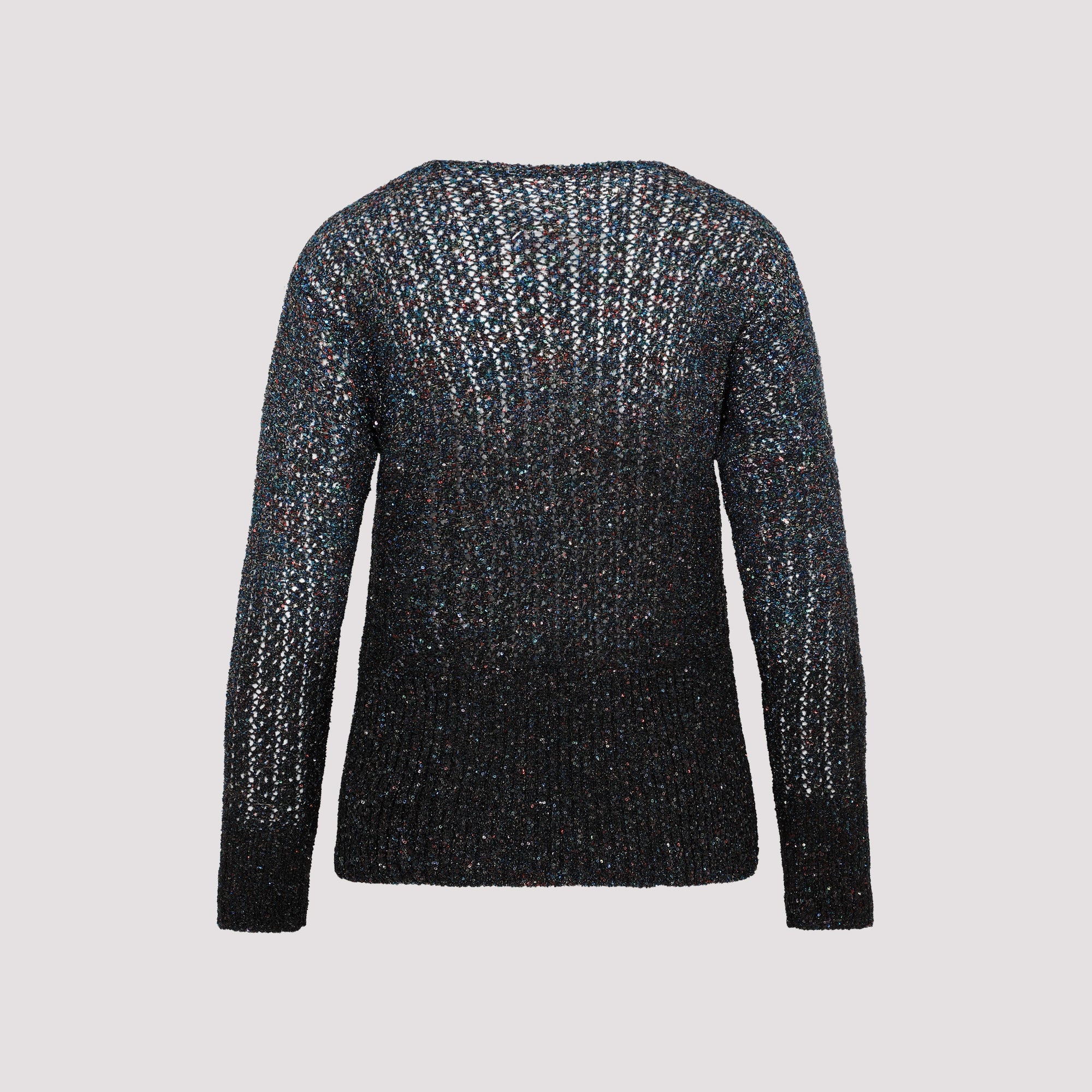 MAISON MARGIELA Crewneck Sweater with Sequin Detailing