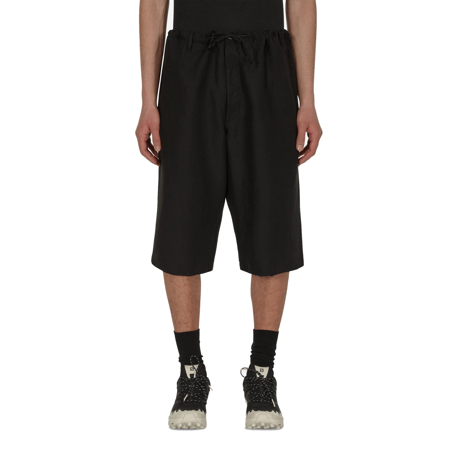 MAISON MARGIELA Blend Linen Bermuda Shorts - Mini Length