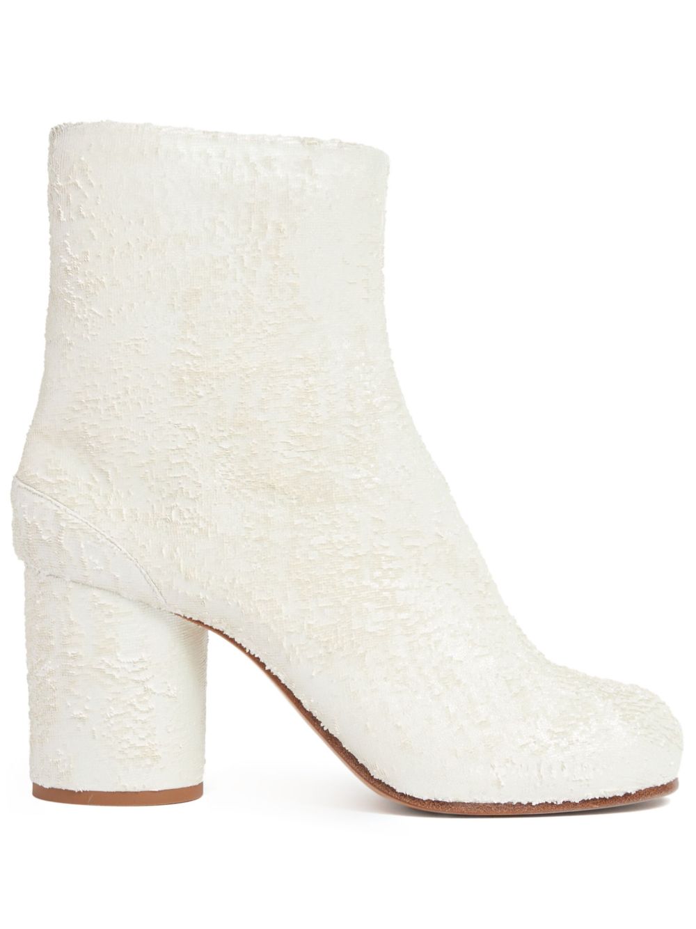 MAISON MARGIELA Chic Ankle Boots with 80mm Cylindrical Heel