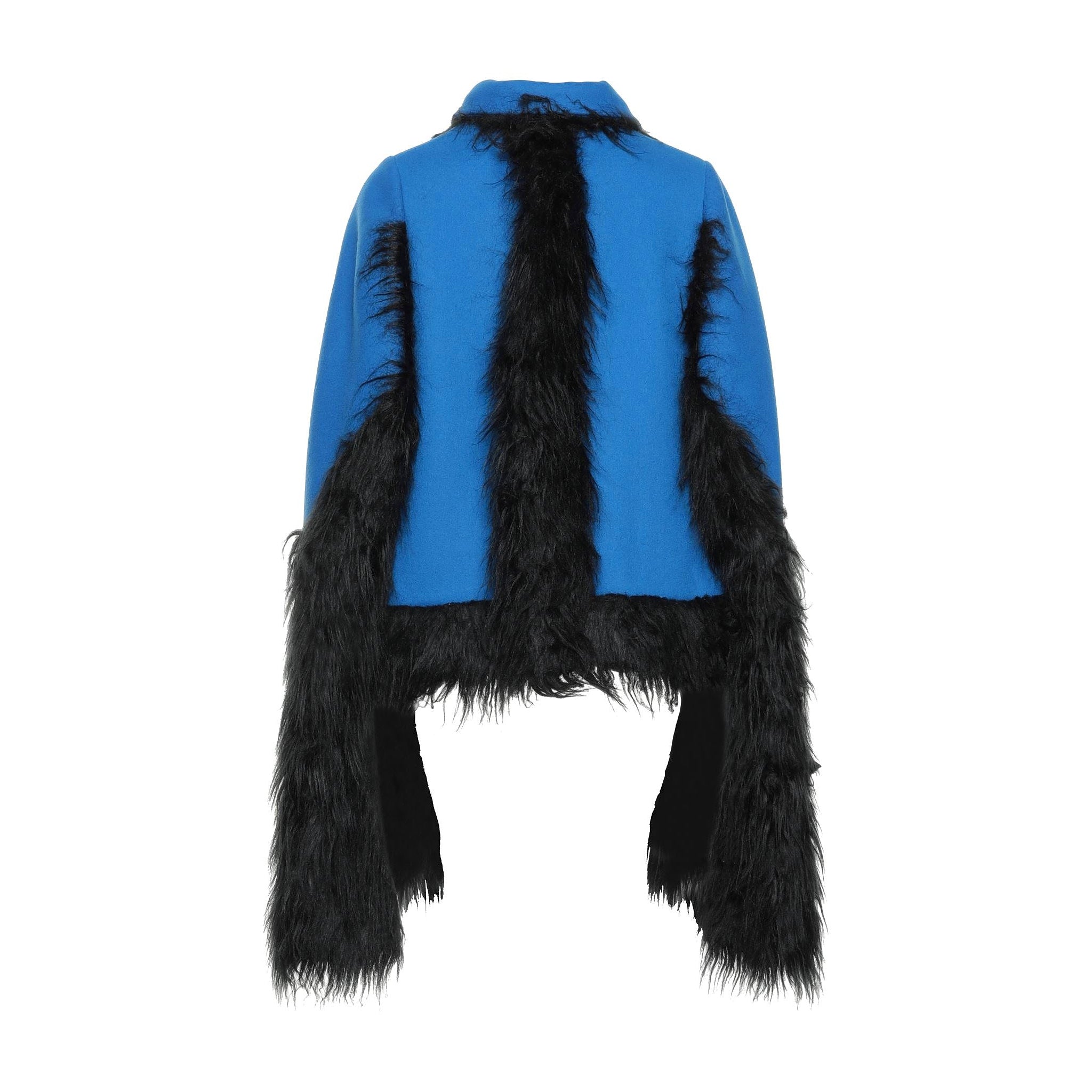 MAISON MARGIELA Faux Fur Trimmed Cape Jacket for Women