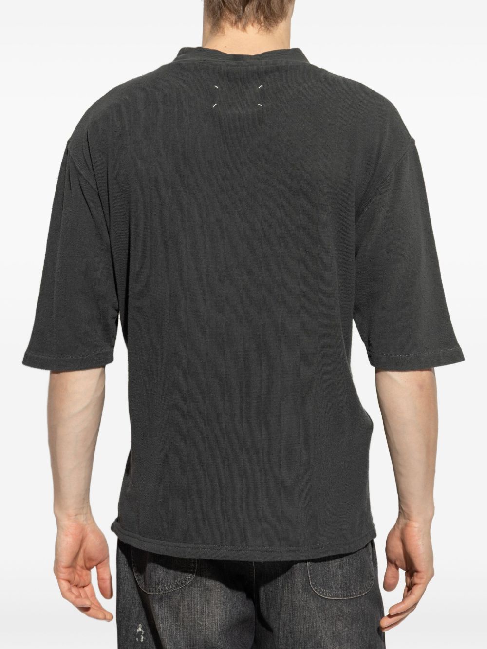 MAISON MARGIELA Oversized Distressed Cotton T-Shirt for Men