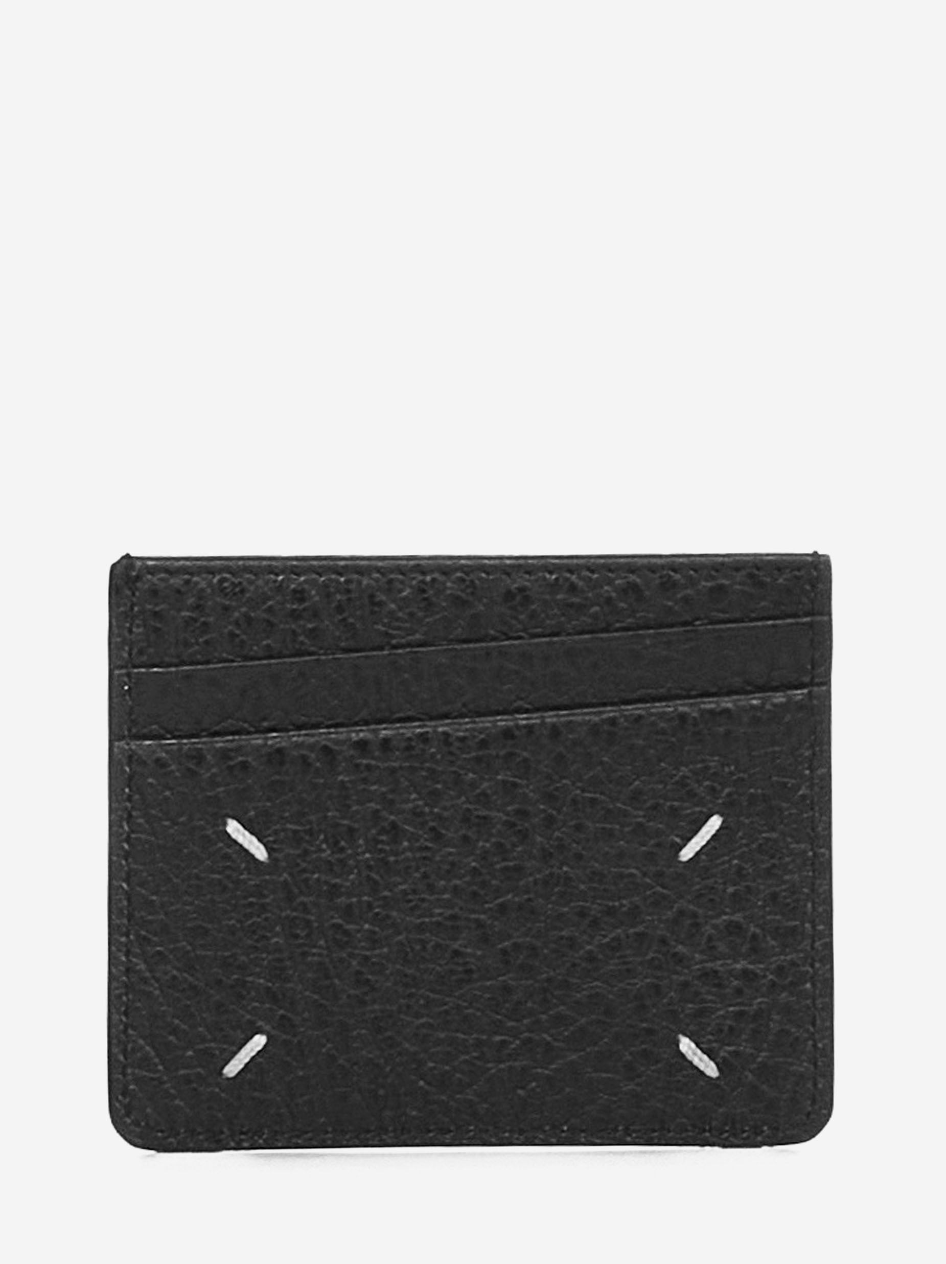 MAISON MARGIELA Mini Grained Leather Card Holder