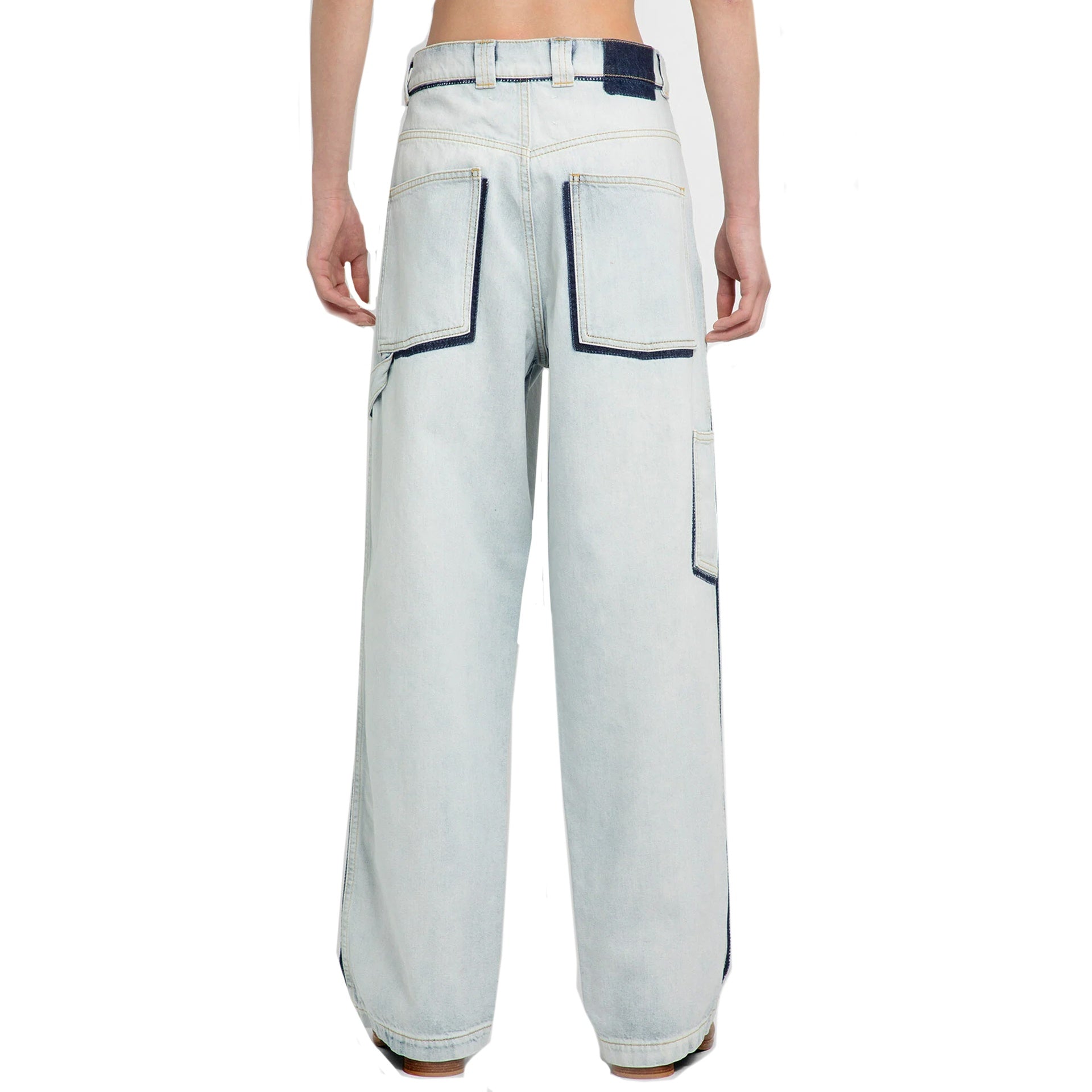 MAISON MARGIELA Wide Leg Denim Jeans