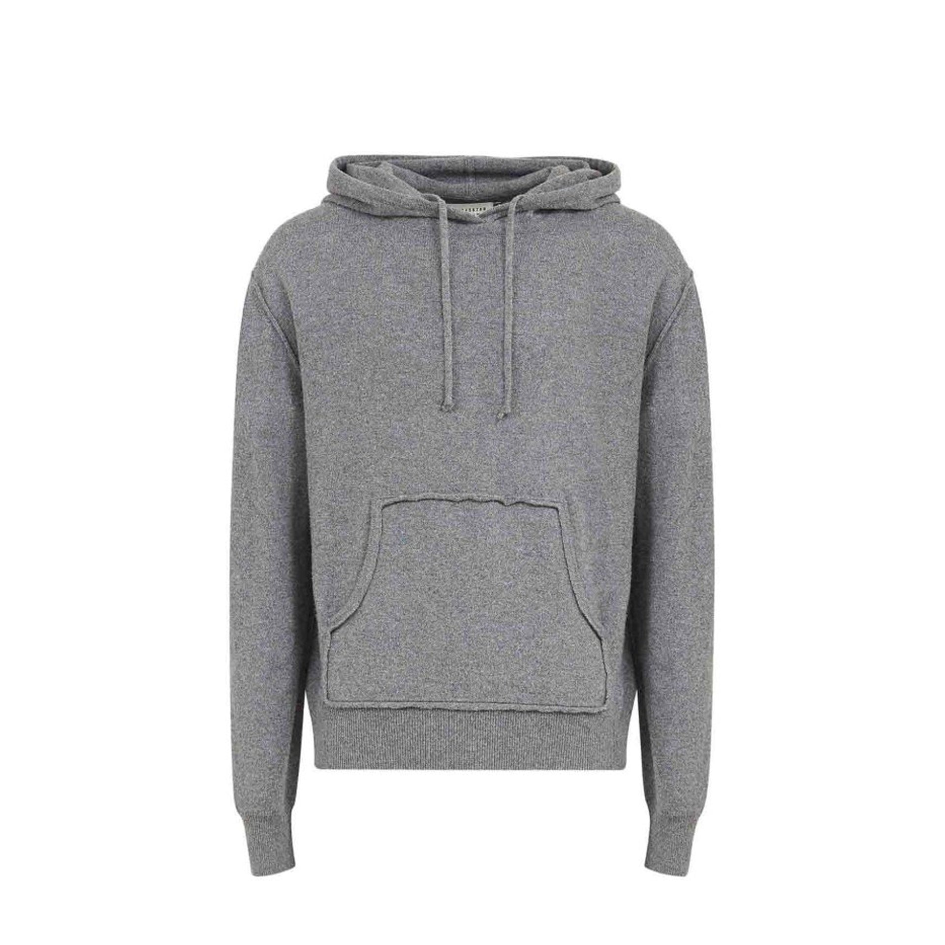 MAISON MARGIELA Wool and Cashmere Sweatshirt with Drawstring Hood