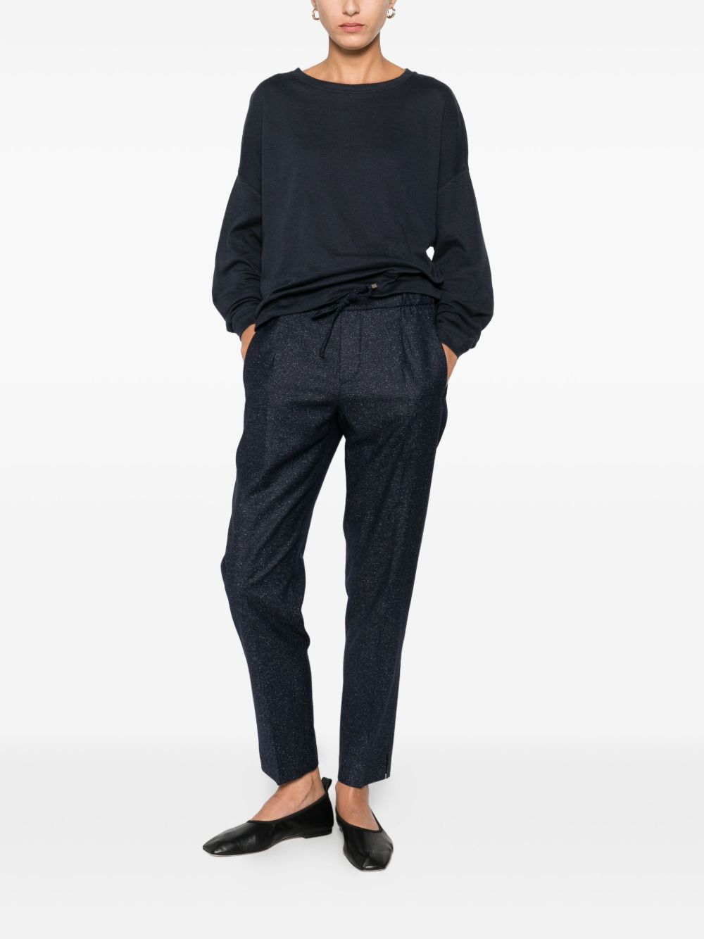 MAJESTIC FILATURES Cozy Cotton-Cashmere Blend Sweater