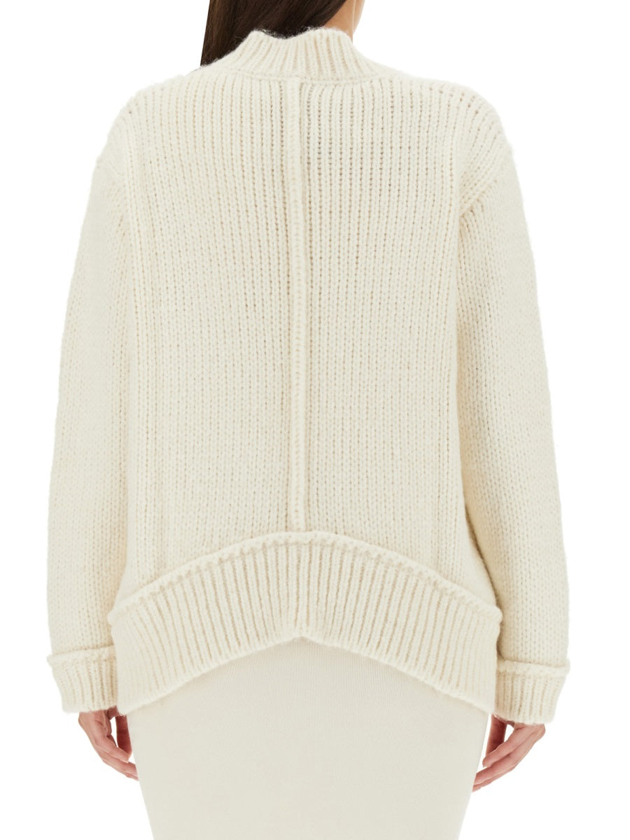 TOM FORD Wool V-Neck Sweater with Ribbed Cuffs for Women