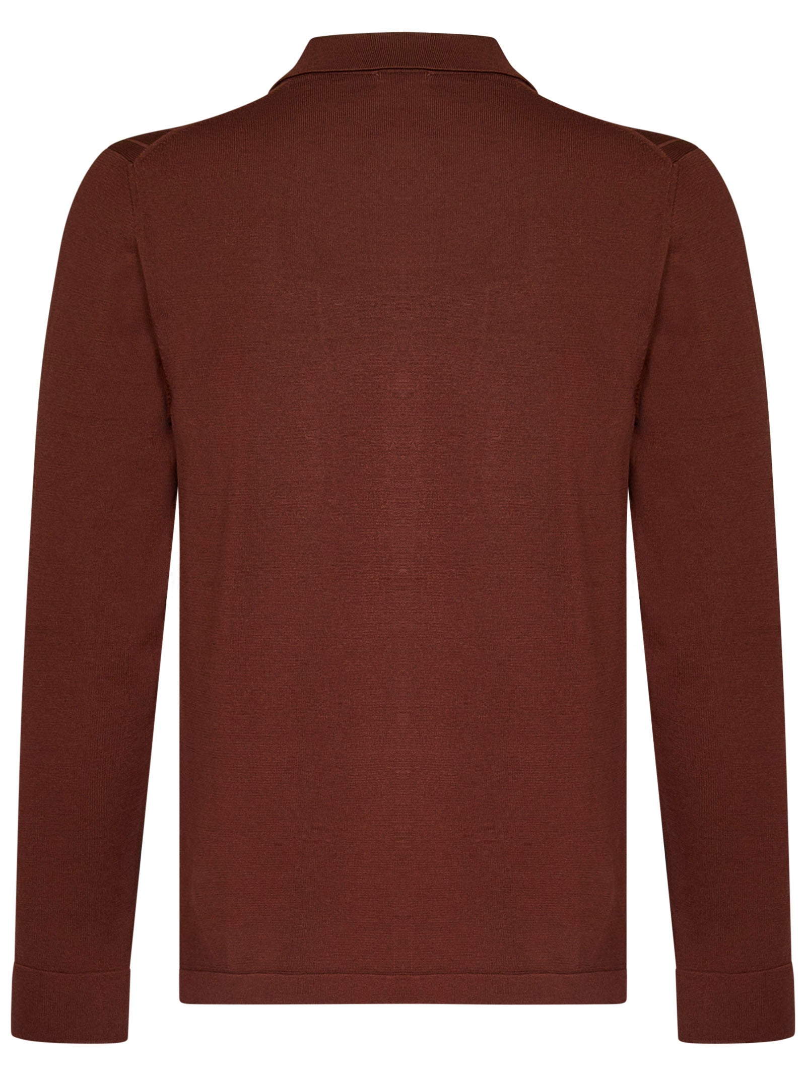 MALO Classic Long-Sleeved Knit Shirt for Men - Size 48 IT