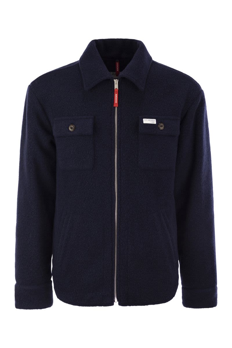 FAY Wool Trucker Jacket