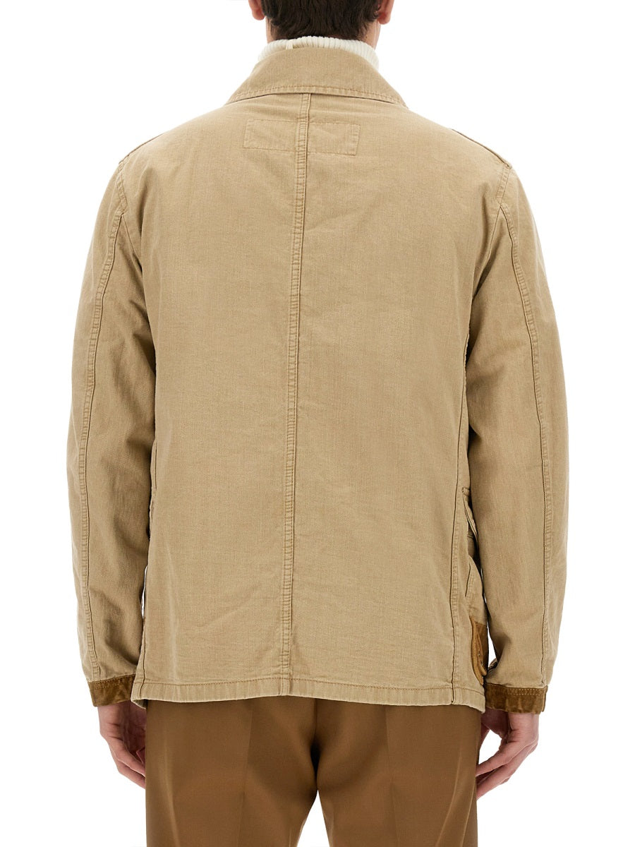 FAY Men's Regular Fit Jacket with 4 Hooks - Size L