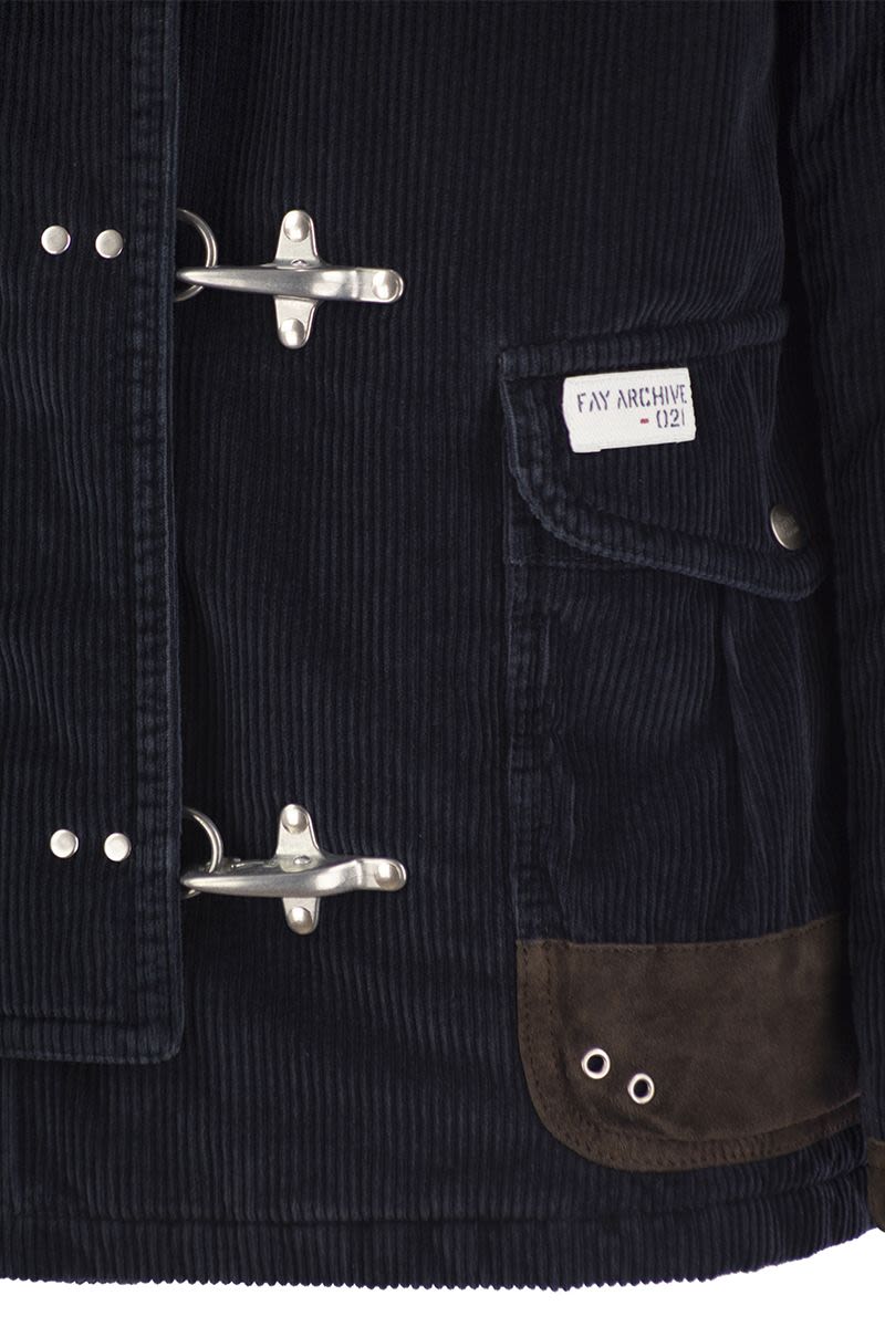 FAY Mini Velvet Hooks Jacket - Archive Collection