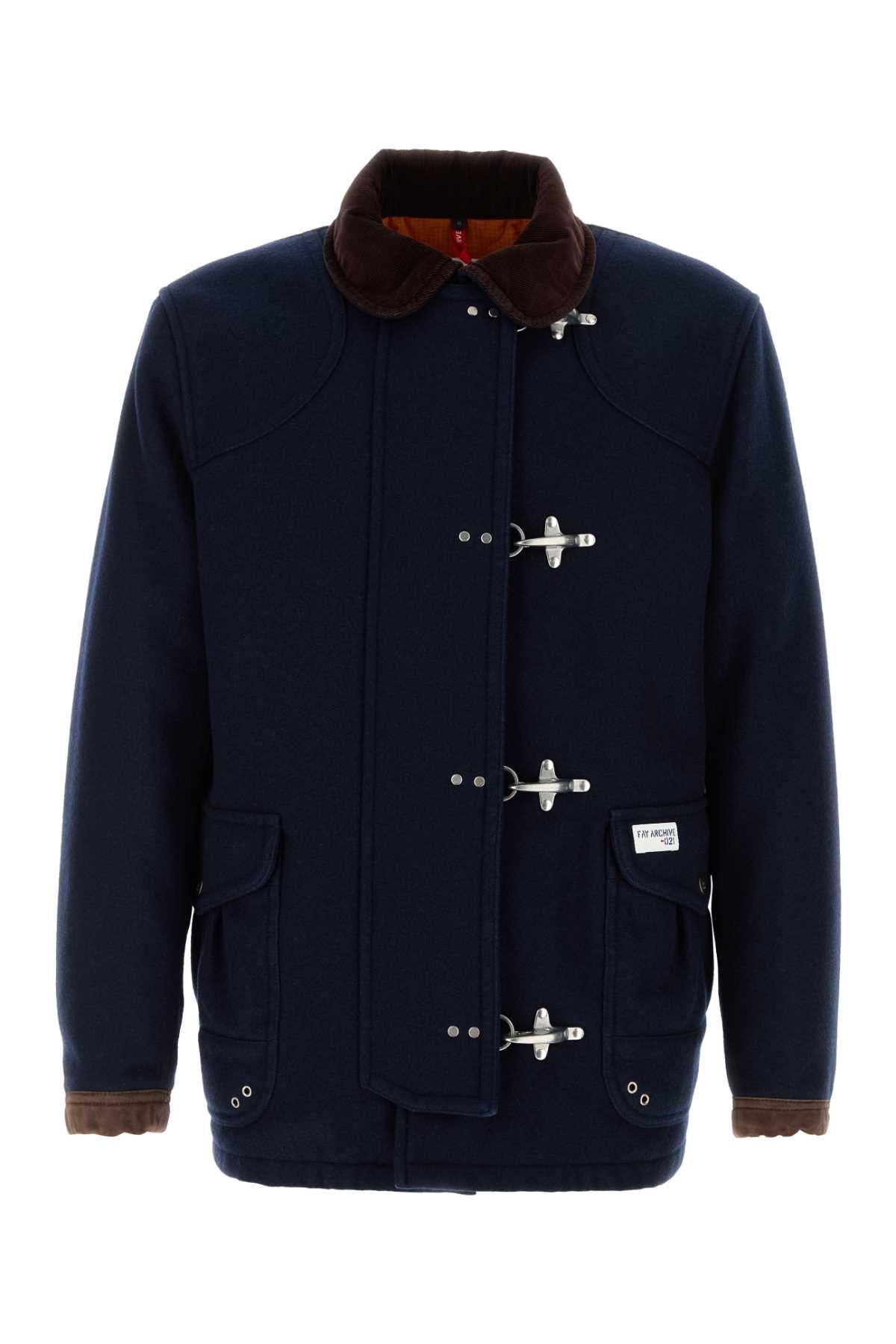 FAY Men's Wool Blend Jacket