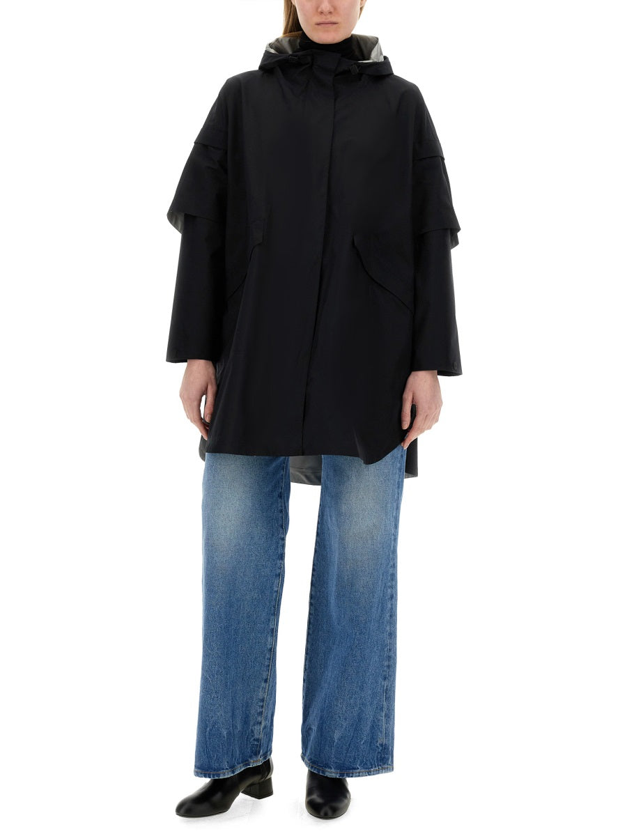HERNO Women's Hooded Cape - Size 40