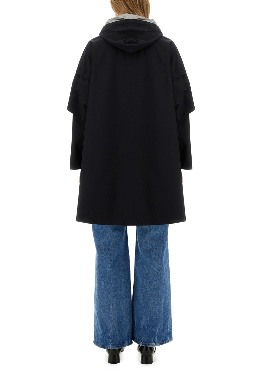 HERNO Women's Hooded Cape - Size 40
