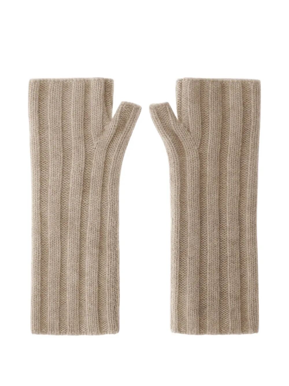 HERNO Cashmere Ribbed Muffs for Women