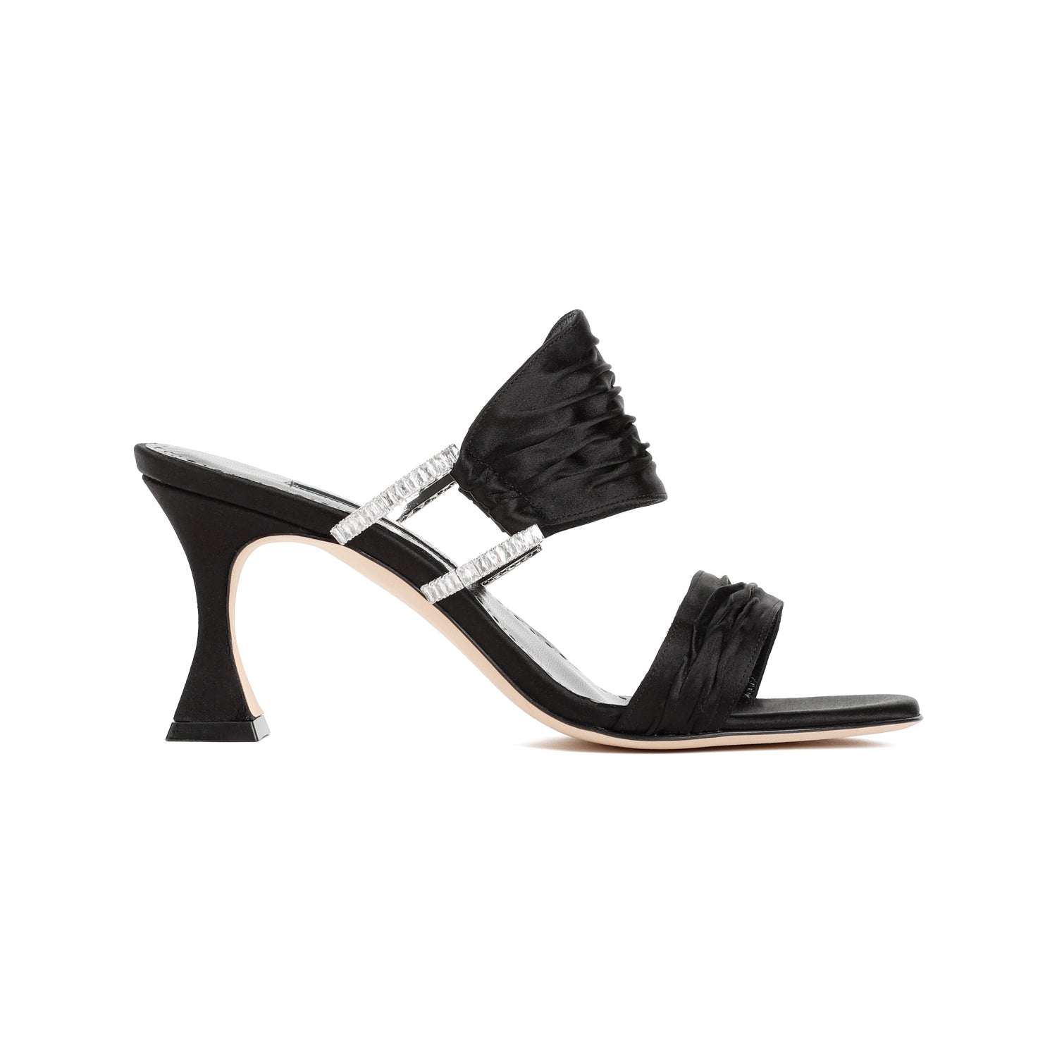 MANOLO BLAHNIK Chic Round Toe Sandals with Comfortable Heel
