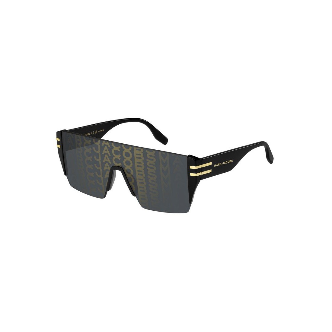 MARC JACOBS Gold Pattern Acetate Sunglasses for Men - SS25
