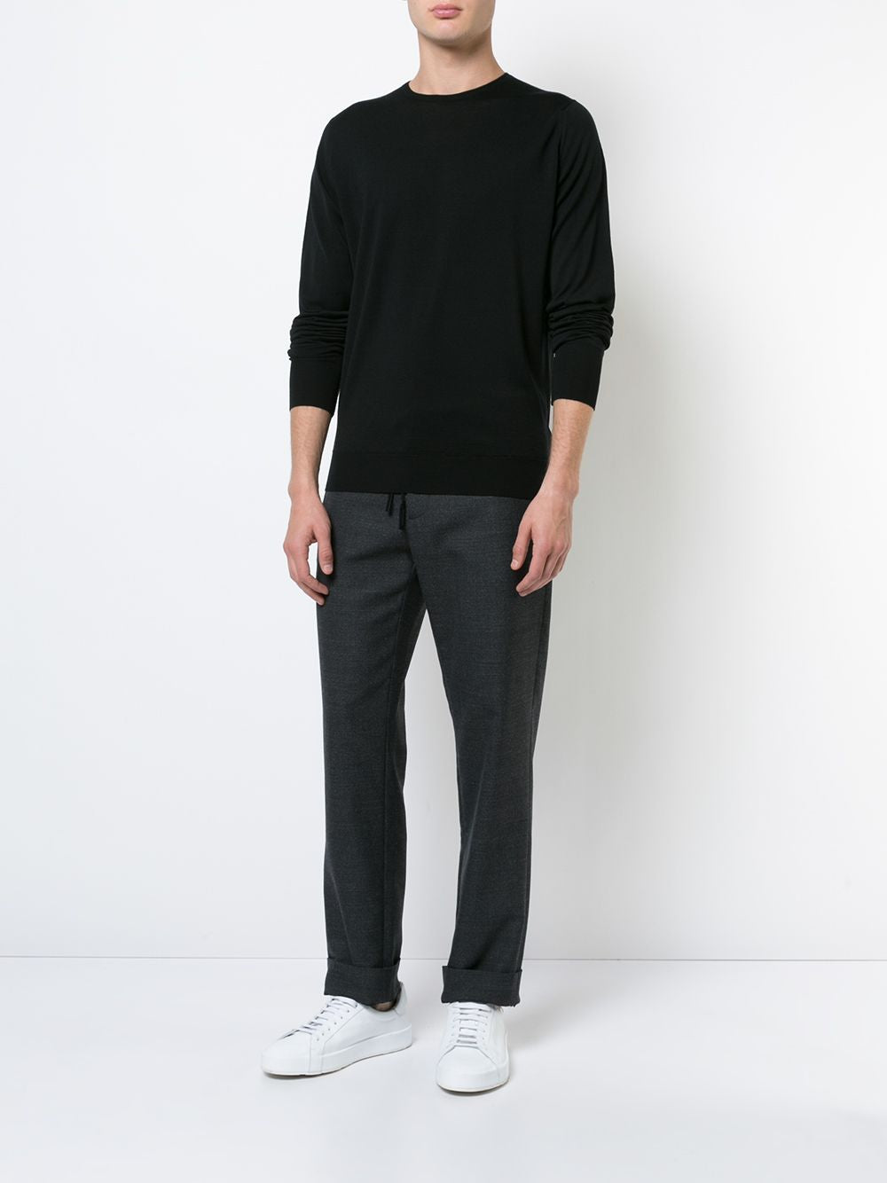 JOHN SMEDLEY Extra Fine Merino Wool Jumper for Men - FW24 Collection