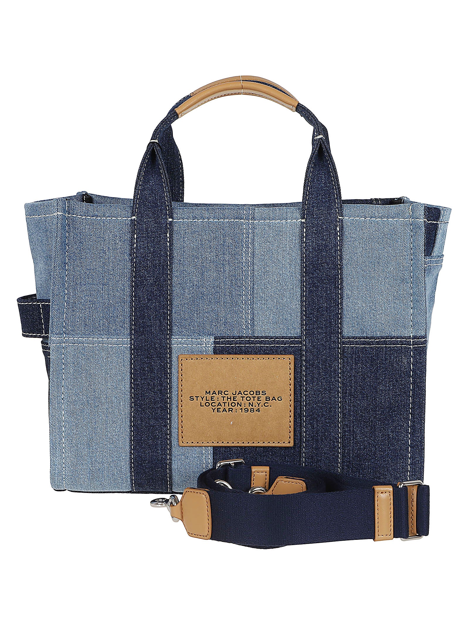 MARC JACOBS Medium Denim Tote Handbag