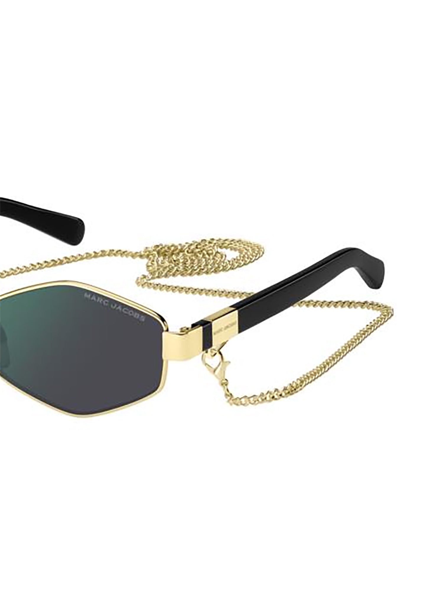 MARC JACOBS Stylish Metallic Finish Women's Sunglasses - 140mm Temple Size