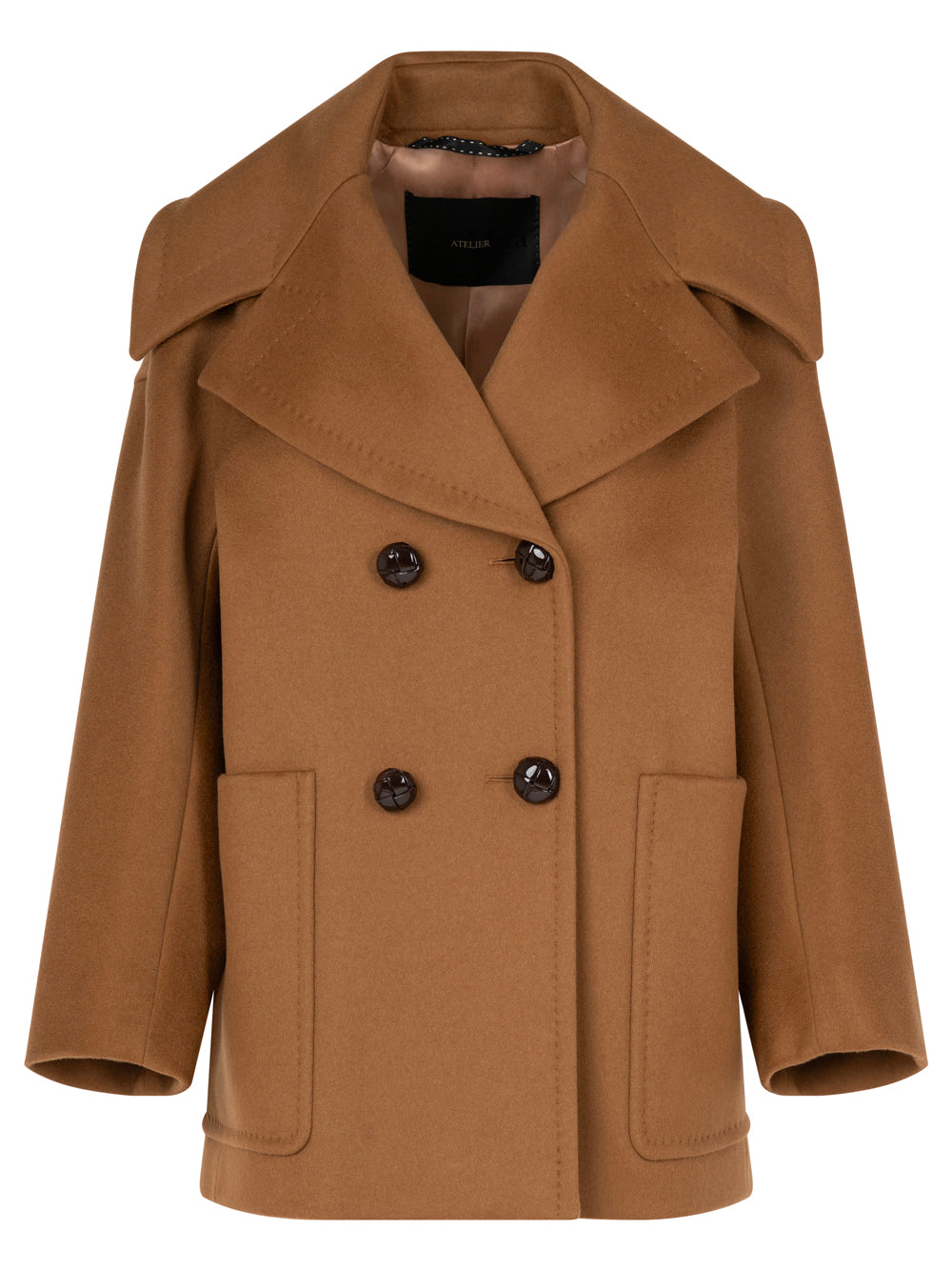 MAX MARA Double-Breasted Wool Peacoat for Women