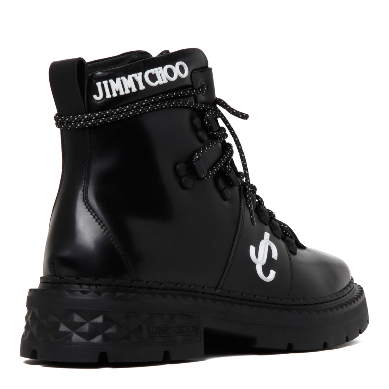 JIMMY CHOO Premium Leather Hiking Boots for Men