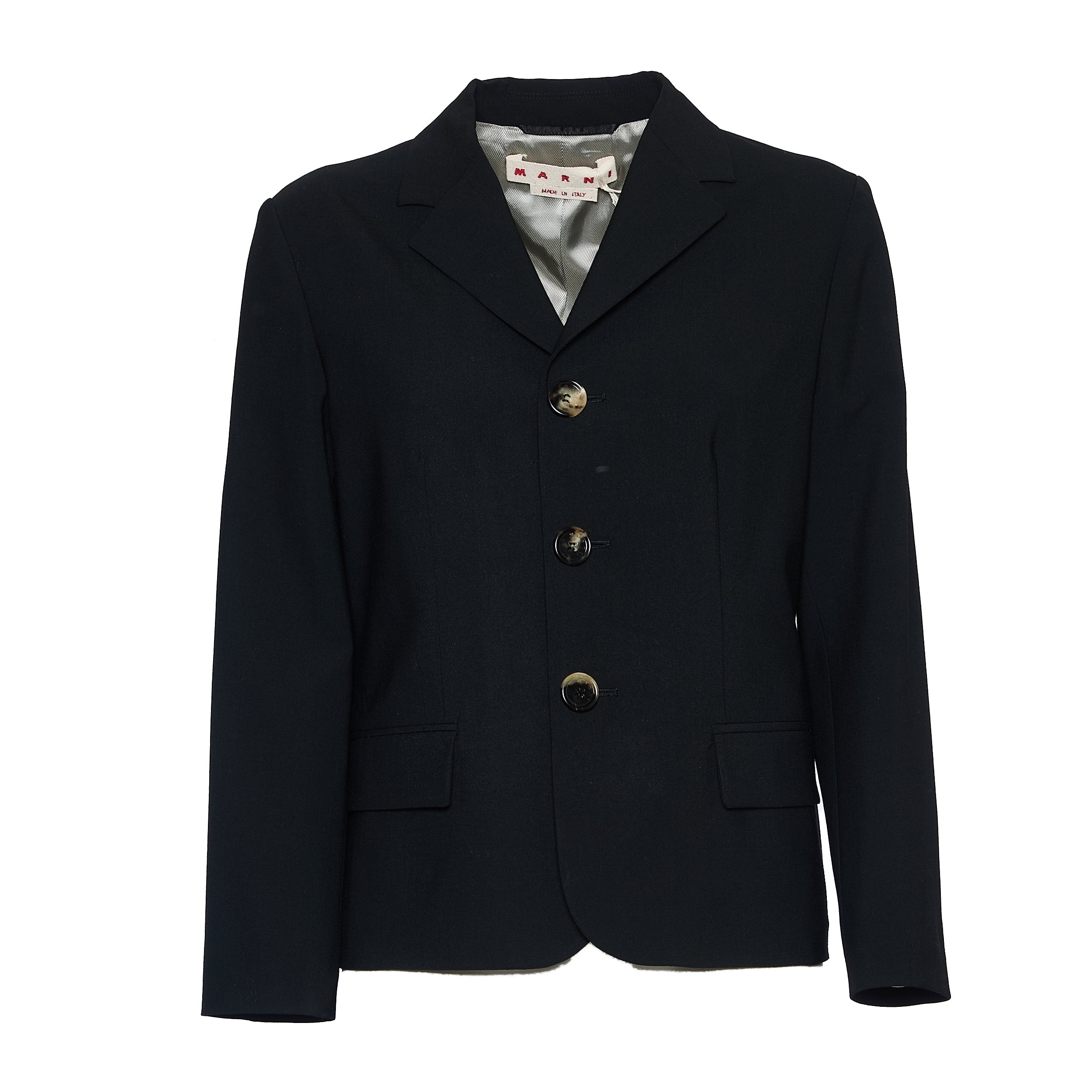 MARNI Misto Wool Mini Blazer