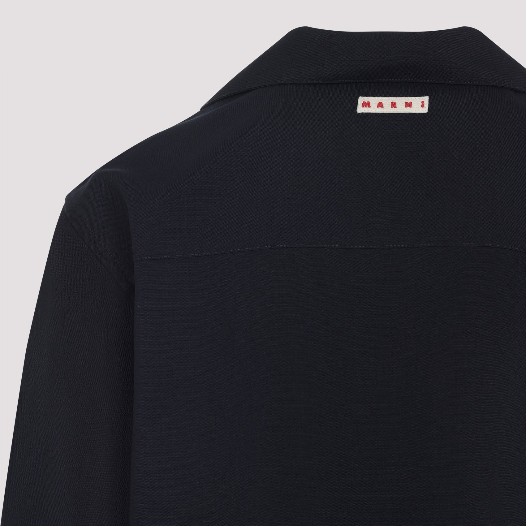 MARNI Men's Luxurious Virgin Wool Shirt
