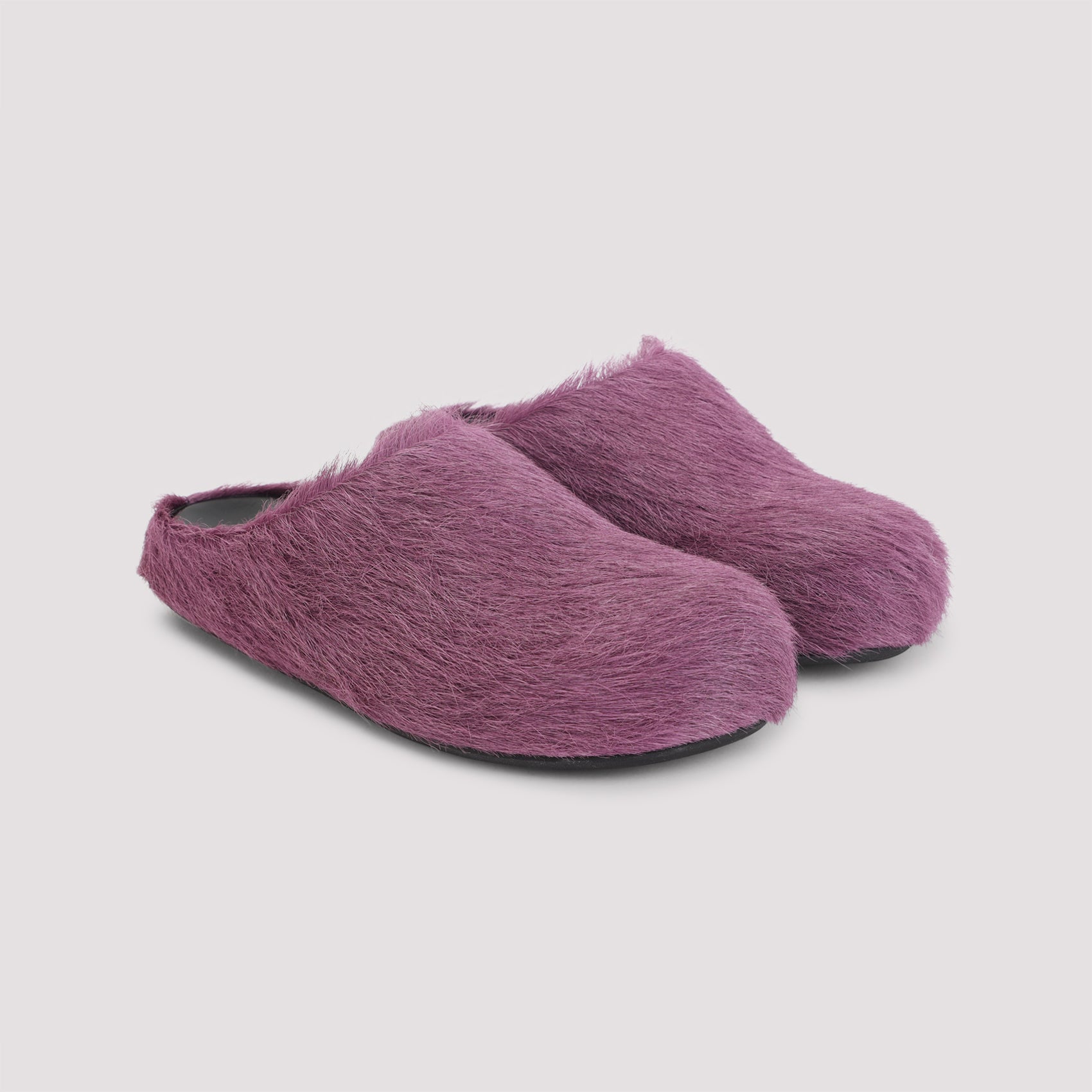 MARNI Stylish Flat with Fluffy Upper for Women