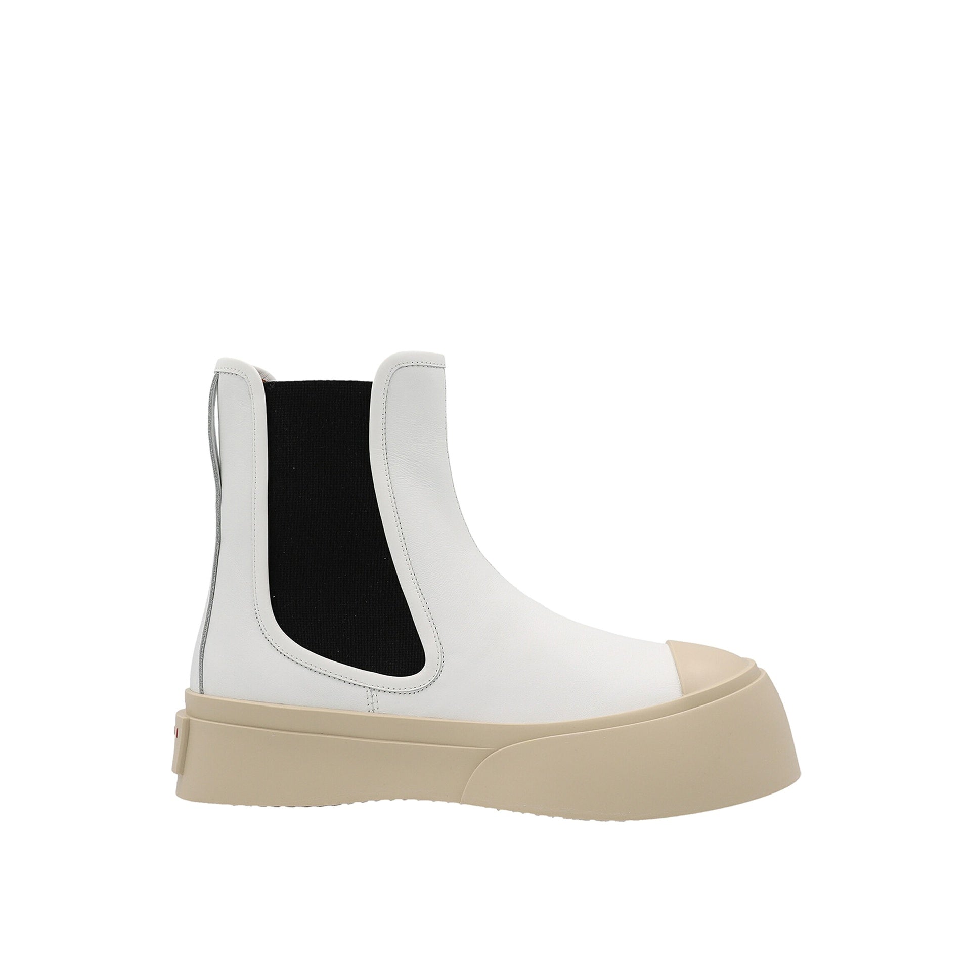 MARNI Sophisticated Pablo Leather Mini Ankle Boots