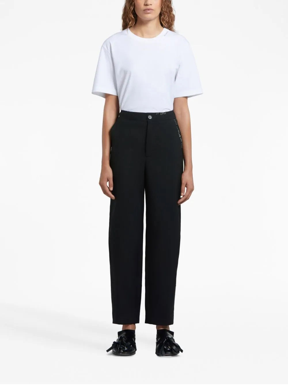 MARNI Timeless Virgin Wool Trousers for Women