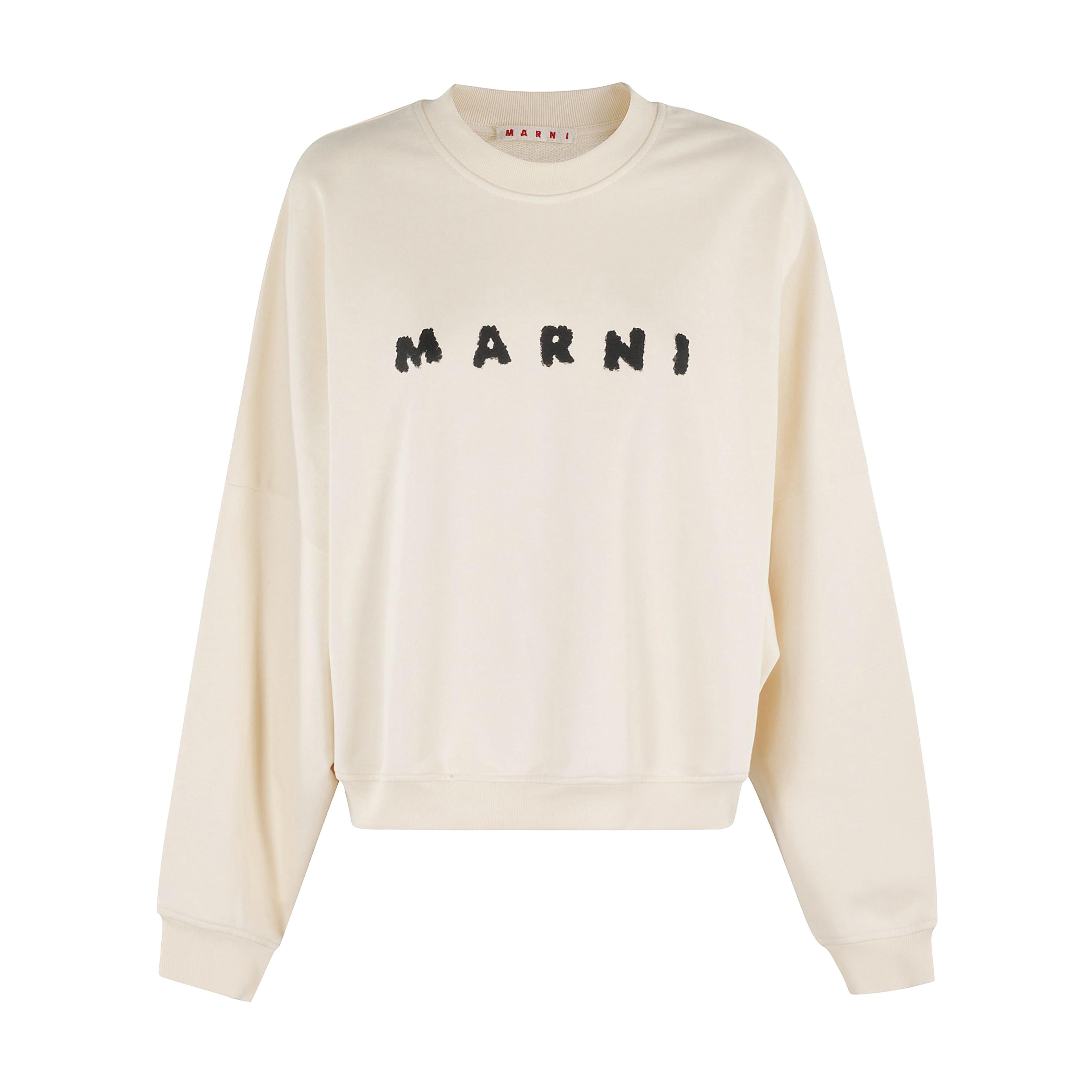 MARNI Cozy Cotton Knit Sweatshirt