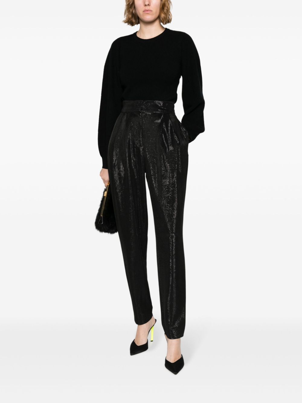 IRO High-Waisted Straight Trousers