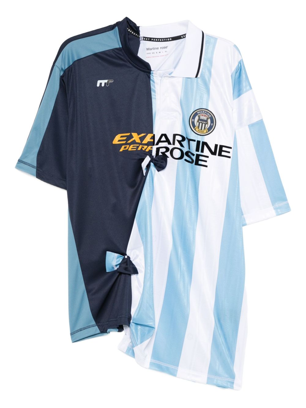 MARTINE ROSE Oversized College Football T-Shirt - Relaxed Fit