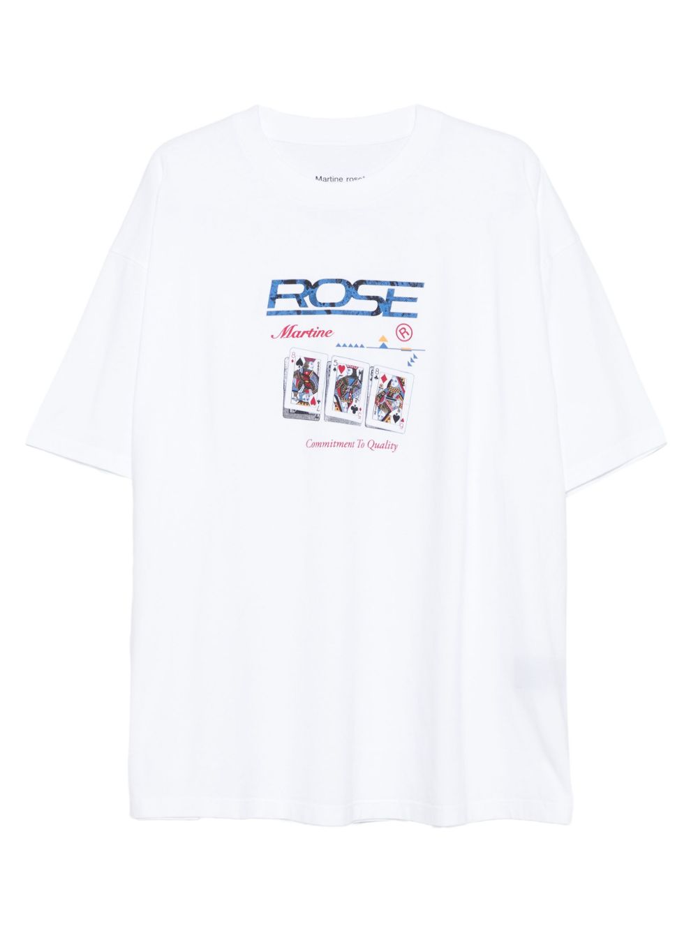 MARTINE ROSE Oversized Cotton T-Shirt for Men - Relaxed Fit