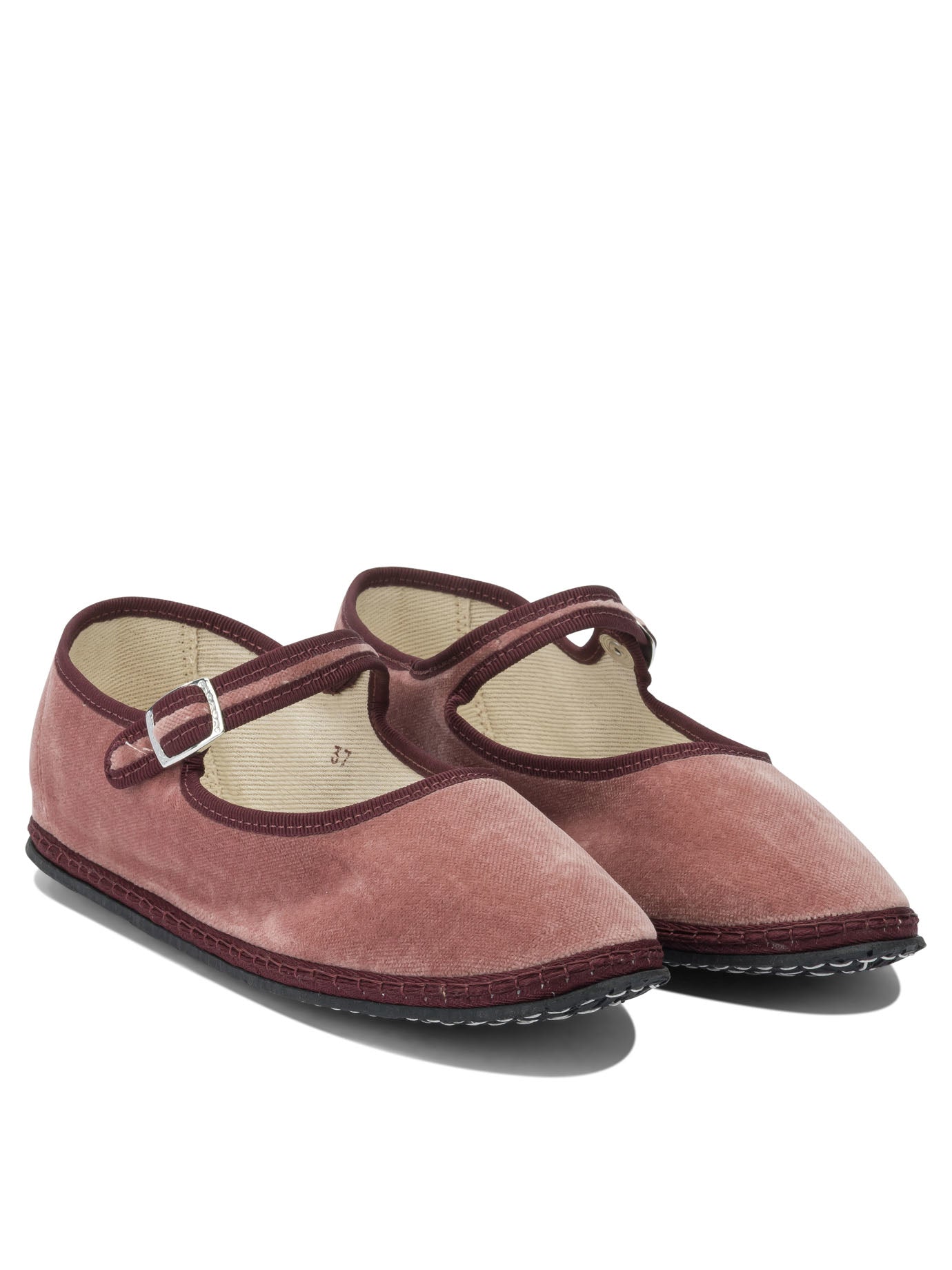 VIBI VENEZIA Velvet Ballerinas for Women - Mini Style