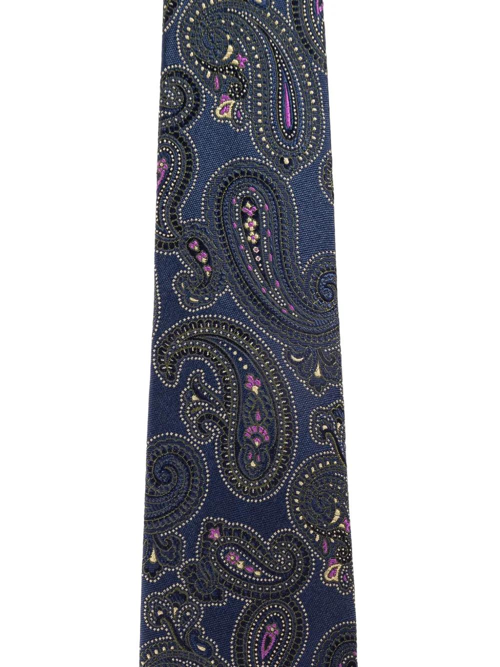 ETRO Paisley Print Silk Tie