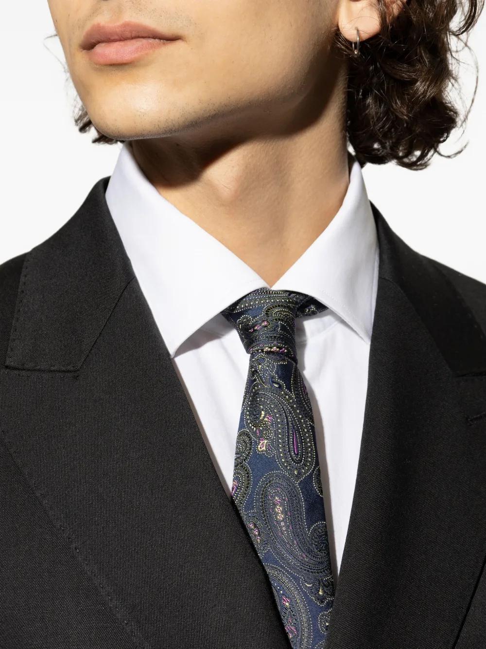 ETRO Paisley Print Silk Tie