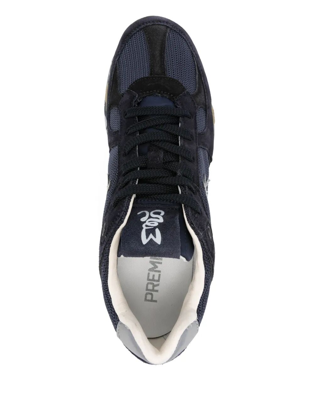 PREMIATA Men's Premium Leather and Textile Sneakers