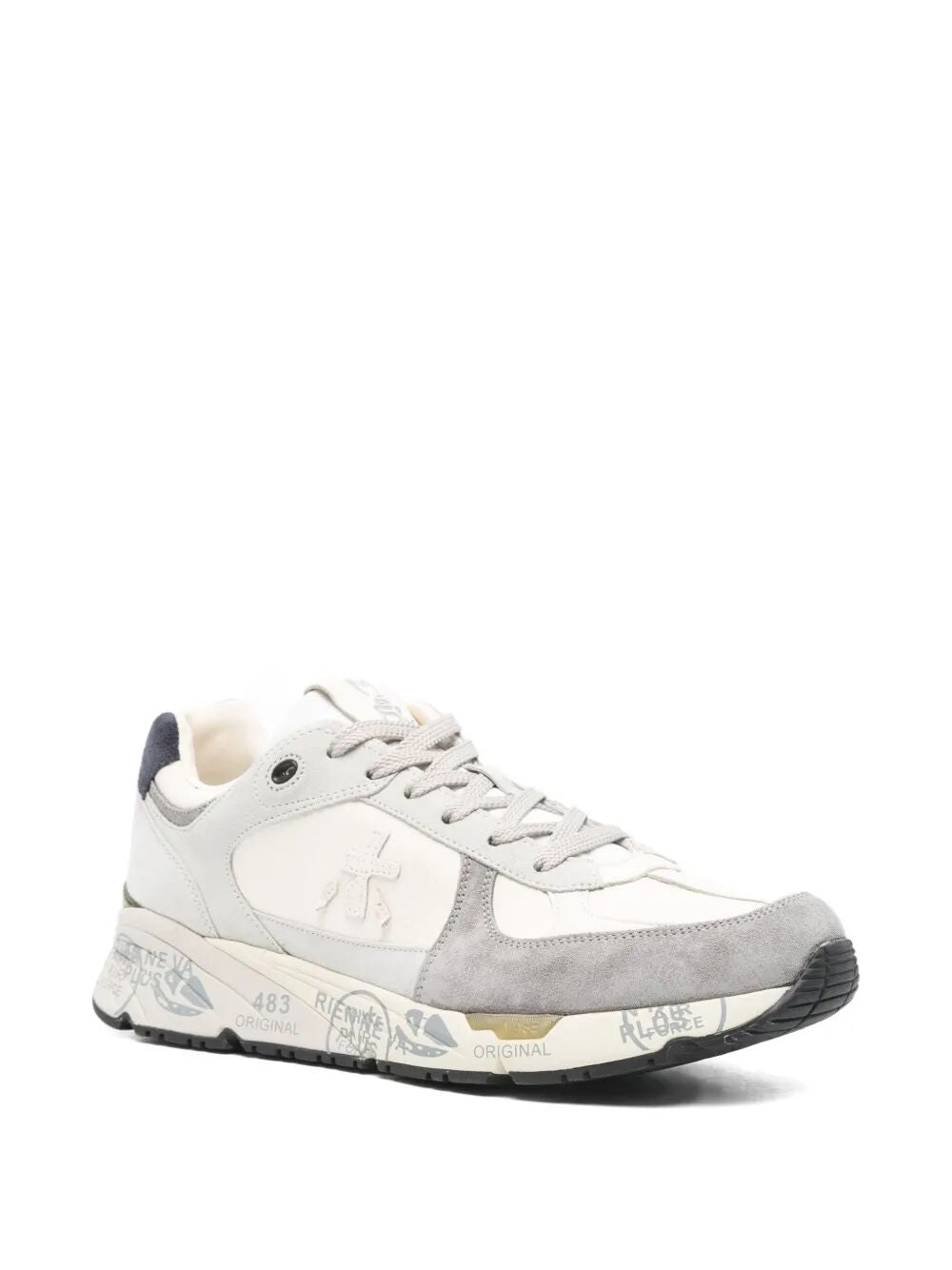 PREMIATA Stylish Leather/ Textile Sneakers for Men