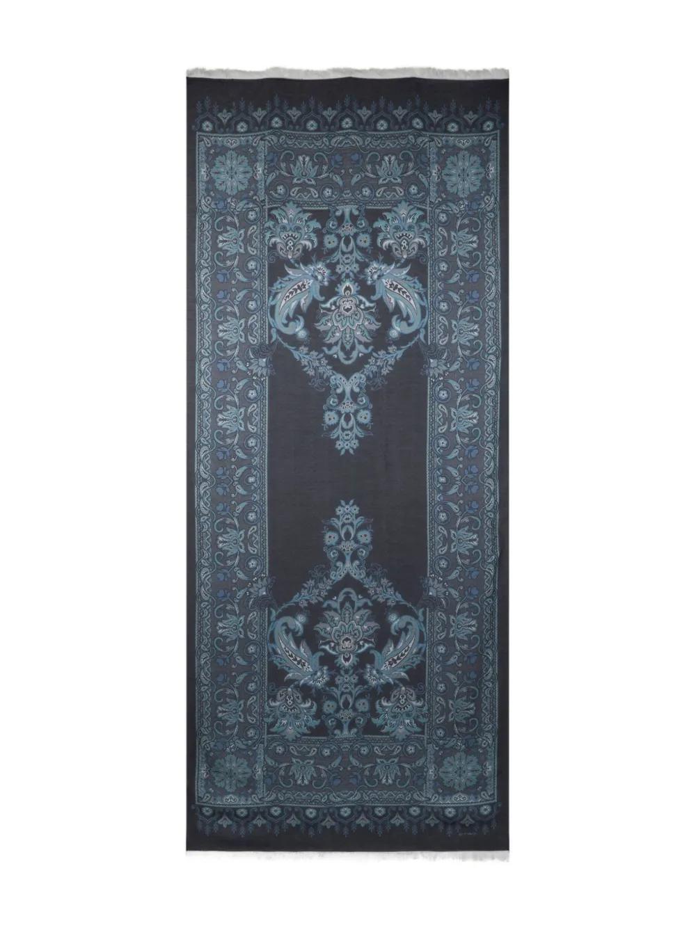 ETRO Paisley Jacquard Scarf for Men