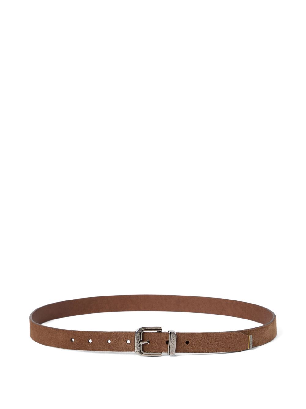 BRUNELLO CUCINELLI Classic Leather Belt with Adjustable Fit for Men