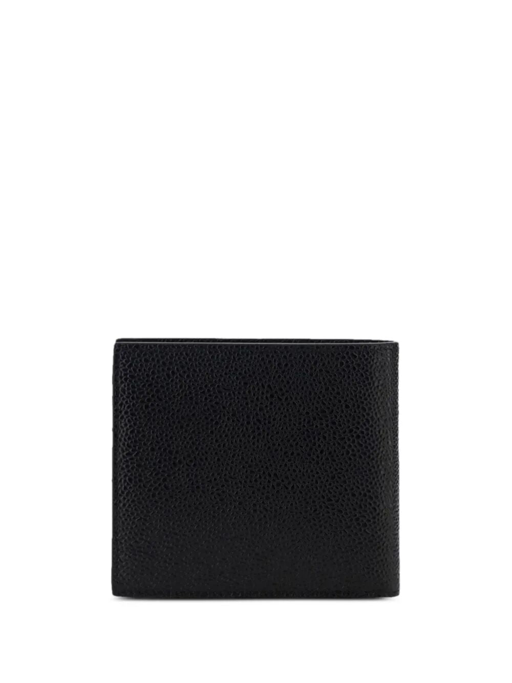 THOM BROWNE Mini Billfold in Pebble Grain Leather