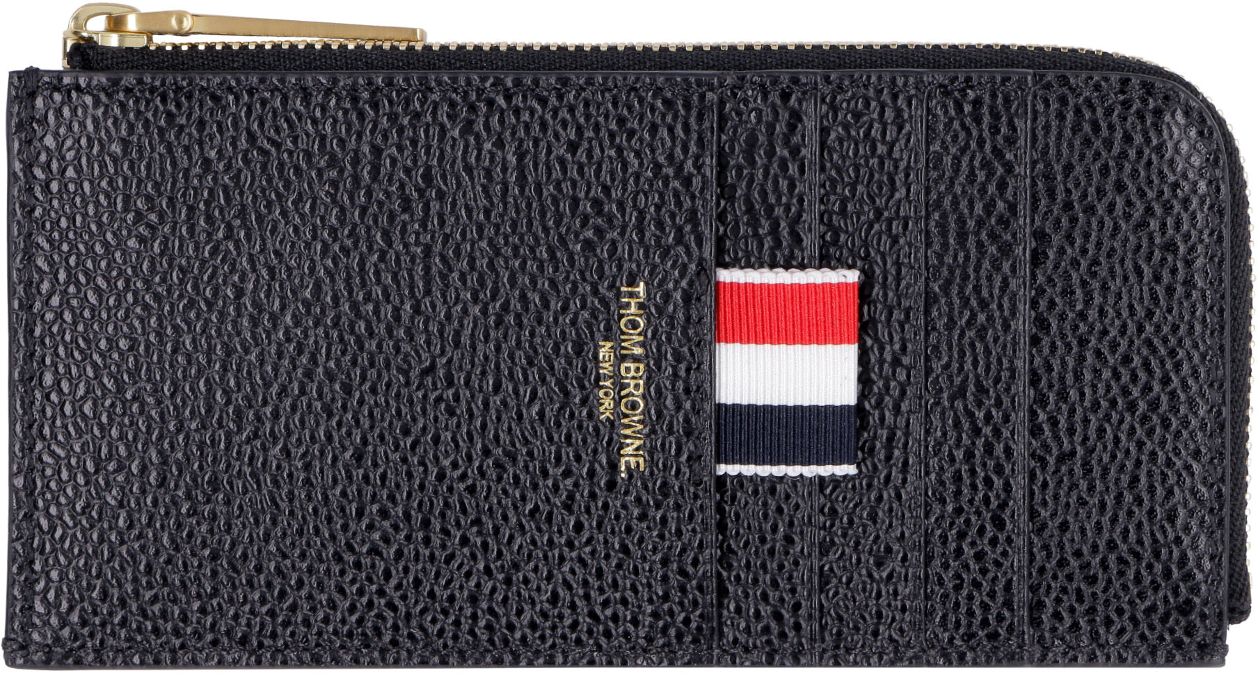 THOM BROWNE Mini Leather Coin Purse