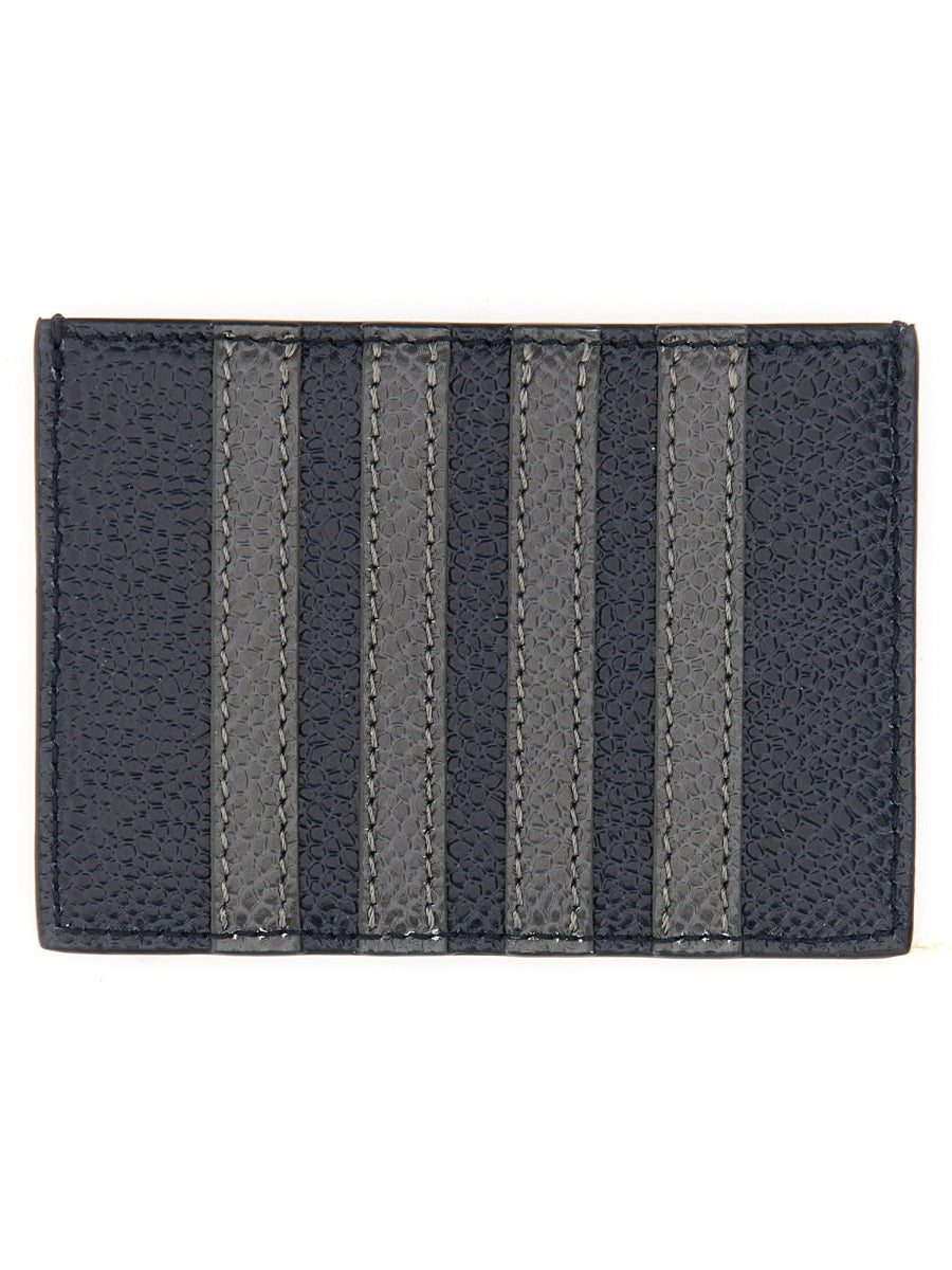 THOM BROWNE Mini 4-Bar Card Holder
